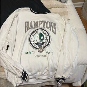 Garage White Sweatshirt with Nautical Design